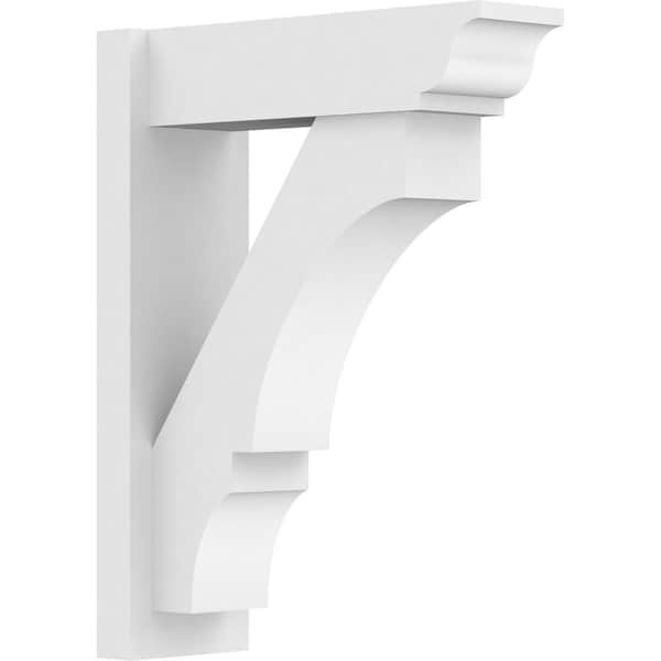 Ekena Millwork Balboa Architectural Grade PVC Outlooker with Traditional Ends, 7"W X 20"D X 26"H OUTP07X20X26BOA01 - main